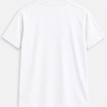 Polera Lacoste Blanca, vista trasera lisa