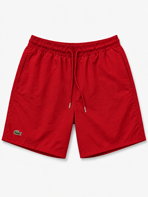 Traje de baño Lacoste Rojo, vista frontal