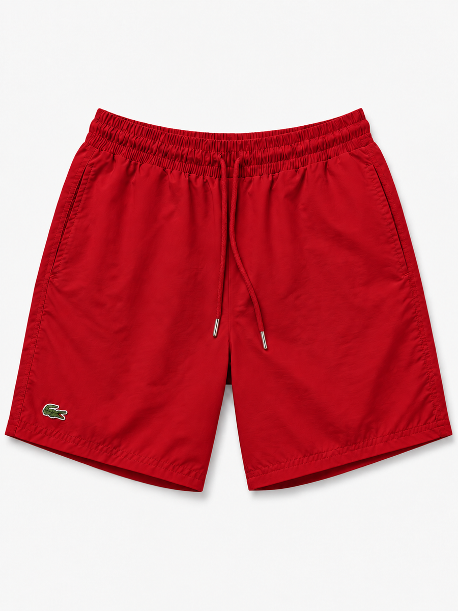 Traje de baño Lacoste Rojo, vista frontal