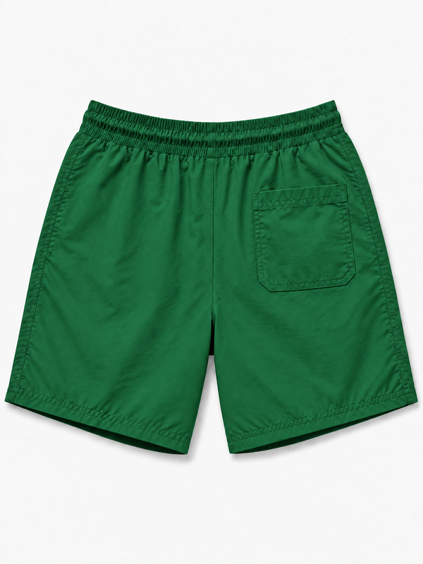 Traje de baño Lacoste Verde, vista trasera con bolsillo