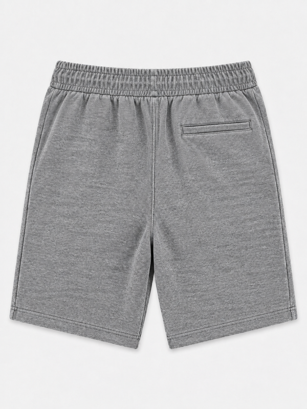 Bermuda Polo Ralph Lauren Gris Jaspeado, vista trasera con bolsillo