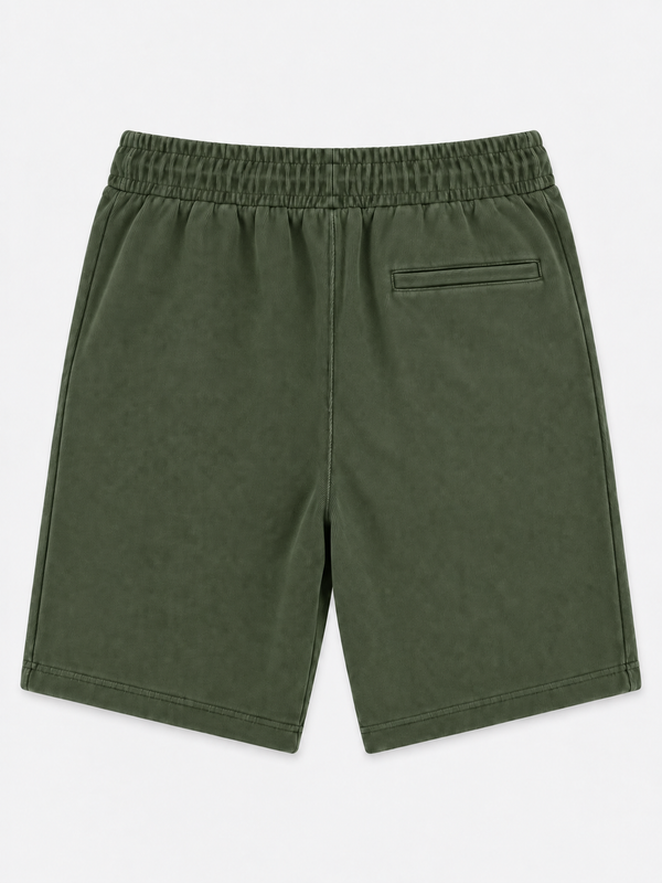 Bermuda Polo Ralph Lauren Verde Musgo, vista trasera con bolsillo